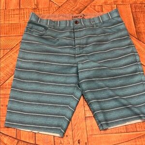 Blue Striped Men's Shorts